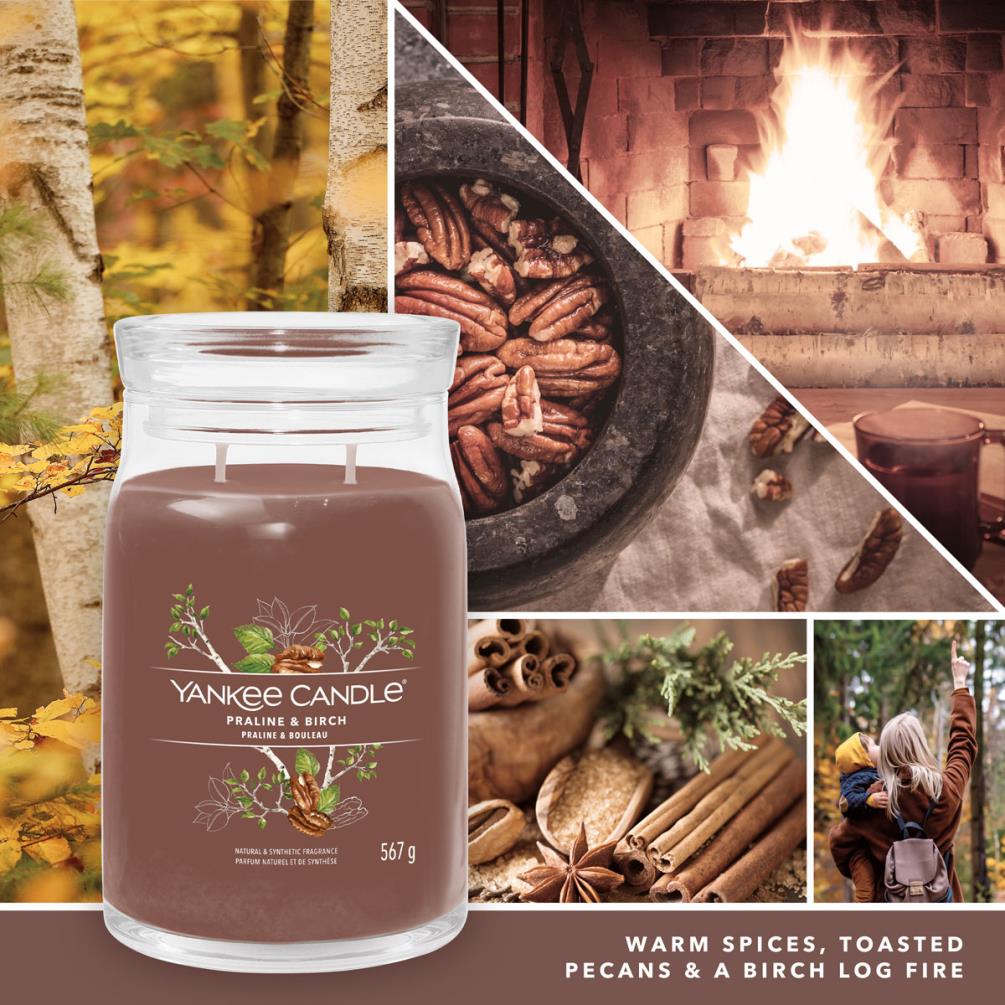 Yankee Candle Praline & Birch Large Jar Extra Image 2